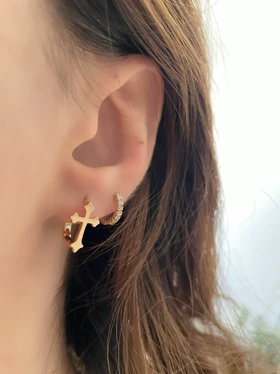 گوشواره صلیب ژوپینگ