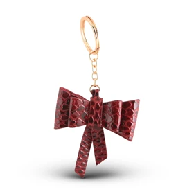 جاکلیدی زنانه چرم یلسان آرسیس کد 082-MRV (زرشکی)