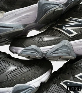 کفش کتانی زنانه و مردانه خاکستری NEW BALANCE 9060