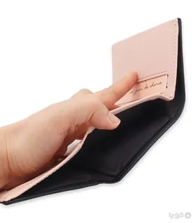 کیف پول دخترانه تاشو قفل دار Taomicmic تائومیک میک کد Y8072 طرح برجسته میوه