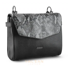 کیف دوشی و دستی زنانه چرم یلسان مدل ماژولار ستا کد 214-MC