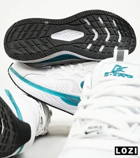 کفش کتانی مردانه سفید آبی Nike air max pluse