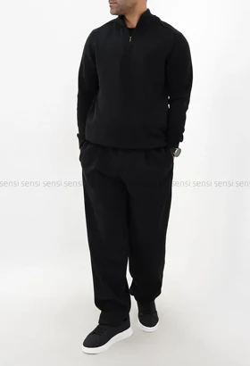 شلوار ماکائو نیم بگ مردانه کد20000030