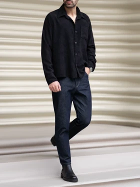 شکت کبریتی مخمل مشکی کارلوتی کد sha144