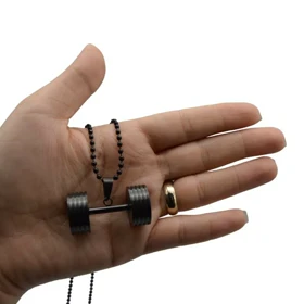 گردنبند استیل نیمه ضخیم زنجیر دات مدل 22615