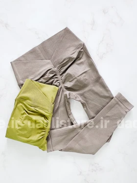 لگ ورزشی سیملس پشت و کمر چروک