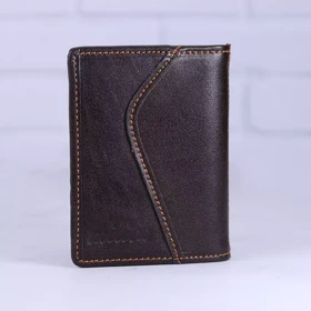 کیف جاکارتی چرم میلیون 120 (قهوه ای تیره)