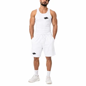 ست رکابی و شلوارک ورزشی مردانه G Wear مدل 5F0604 سفید