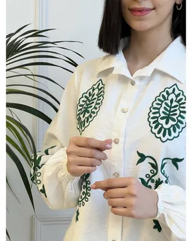 شومیز گلدوزی برگ 3