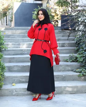 مانتو دامن یلدایی کد 2434