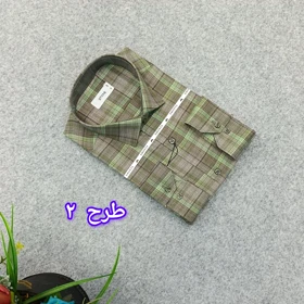 پیراهن طرحدار مردانه قواره ازاد ( قواره کلاسیک ) _ استین بلند