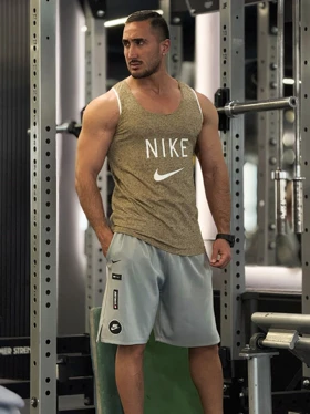 رکابی ورزشی حلقه‌ای Nike Logo پارچه نخ پنبه