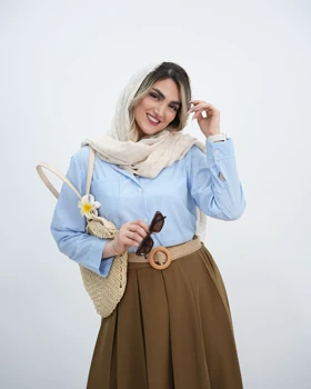 شومیز راه‌راه پروانه