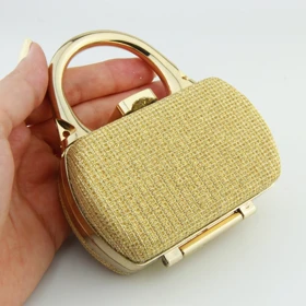 کیف اکسسوری مدل مینی شاین دار (طلایی)