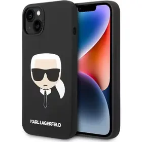 قاب گوشی سری Iphone 14 اورجینال مشکی مدل کارل لاگرفلد کد 1