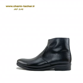 نیم بوت چلسی مردانه بغل زیپ‌دار چرم طبیعی si128