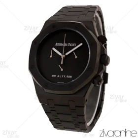 ساعت اودمار پیگه (AP) مردانه تمام مشکی صفحه مهندسی 105676