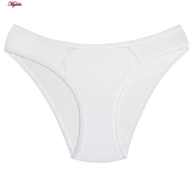 شورت زنانه لین مدل اسلیپ جلو تور سفید کد 4681-602