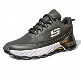 کفش و کتانی مردانه مدل اسکیچرز مکث ضدآب مشکی سفید