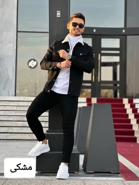 کت جین تمام خز کد_3054