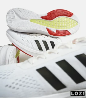 کفش کتانی مردانه و زنانه سفید مشکی ADIDAS climacool