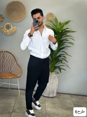 پیراهن پارچه ای ساده_کد4190