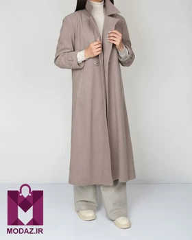 کت فوتر زمستانه موهر بلند 04 MODAZ clothes (کرم)