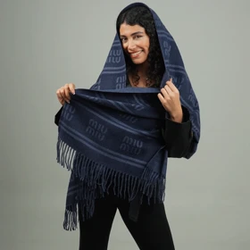 شال میو میو (سرمه ای)