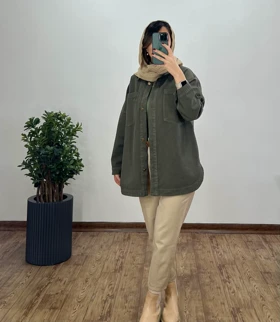 کت جین رنگی توسکا 1