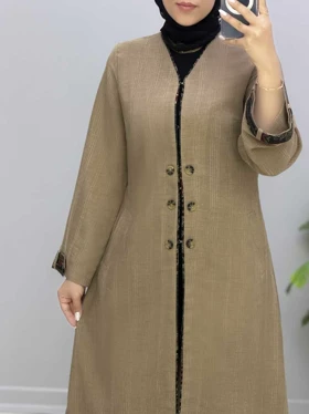 مانتو 6دکمه شانتون مهرتا کد 827977