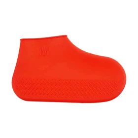 کاور کفش سیلیکونی زینو مدل 402P565 ساق کوتاه قرمز