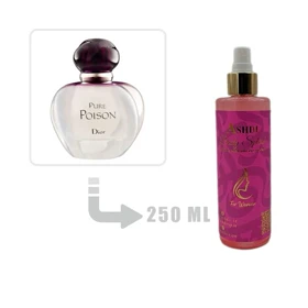 بادی اسپلش عطر ادکلن دیور پیور پویزن زنانه 250 میل Dior Pure Poison for Woman 250ml