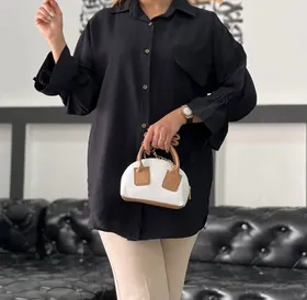 مانتو شومیزی مچ گت دار