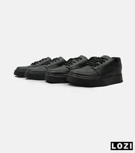 کفش کژوال مردانه چرمی مشکی ZARA