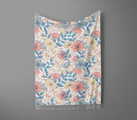 شال مبل ریش دار sofa shawl 55