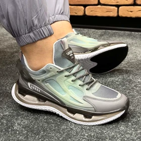 کفش و کتانی مردانه مدل نایک NIKE رنگ مشکی و طوسی