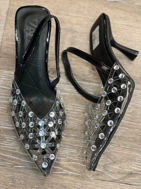 کفش مجلسی پنجه طلقی