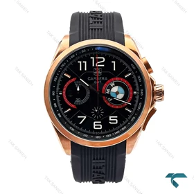 ساعت تگ هویر مردانه BMW رزگلد مشکی Tag-6070-G