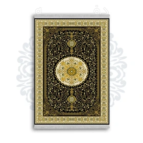 *جدید* فرشینه از جنس پارچه شانل مخمل ترک طرح فانتزی برند دفه کد 193