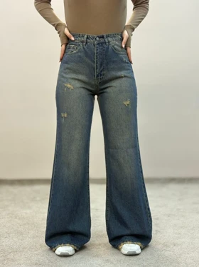 شلوار فلربگ سورمه ای 1651