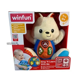 عروسک موزیکال وین فان طرح خرگوش کد 00687