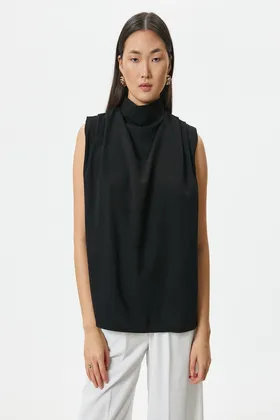 بلوز مشکی زنانه 4SAK60025UW