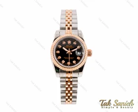 ساعت رولکس زنانه دیت جاست سایز کوچک مدل Rolex-2862-L