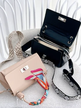 کیف جلو قفل دستمال دار 3415