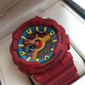 ساعت مچی اسپرت طرح جیشاک 110 رنگ زرشکی