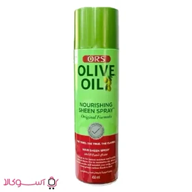اسپری شاین مو او آر اس مدل olive oil حجم 450 میل