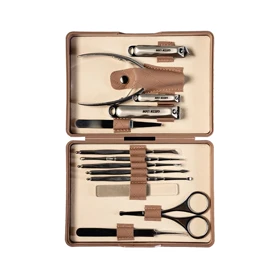 ست مانیکور و پدیکور 13 تکه گرین لاین مدل GREEN LION 13 IN 1 MANICURE KIT GN13PCMNCRBR