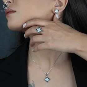 سرویس نقره فلور (مشکی)