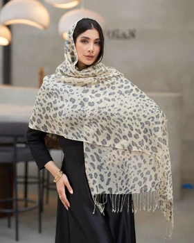 شال لینن طرحدار HQuality 20631