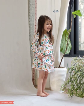 پیراهن سفید طرح حیوانات